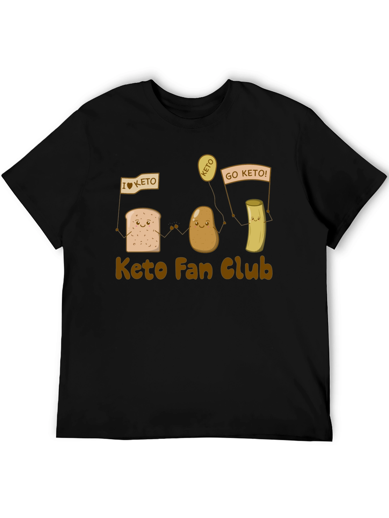 Keto Fan Club Black T-Shirt