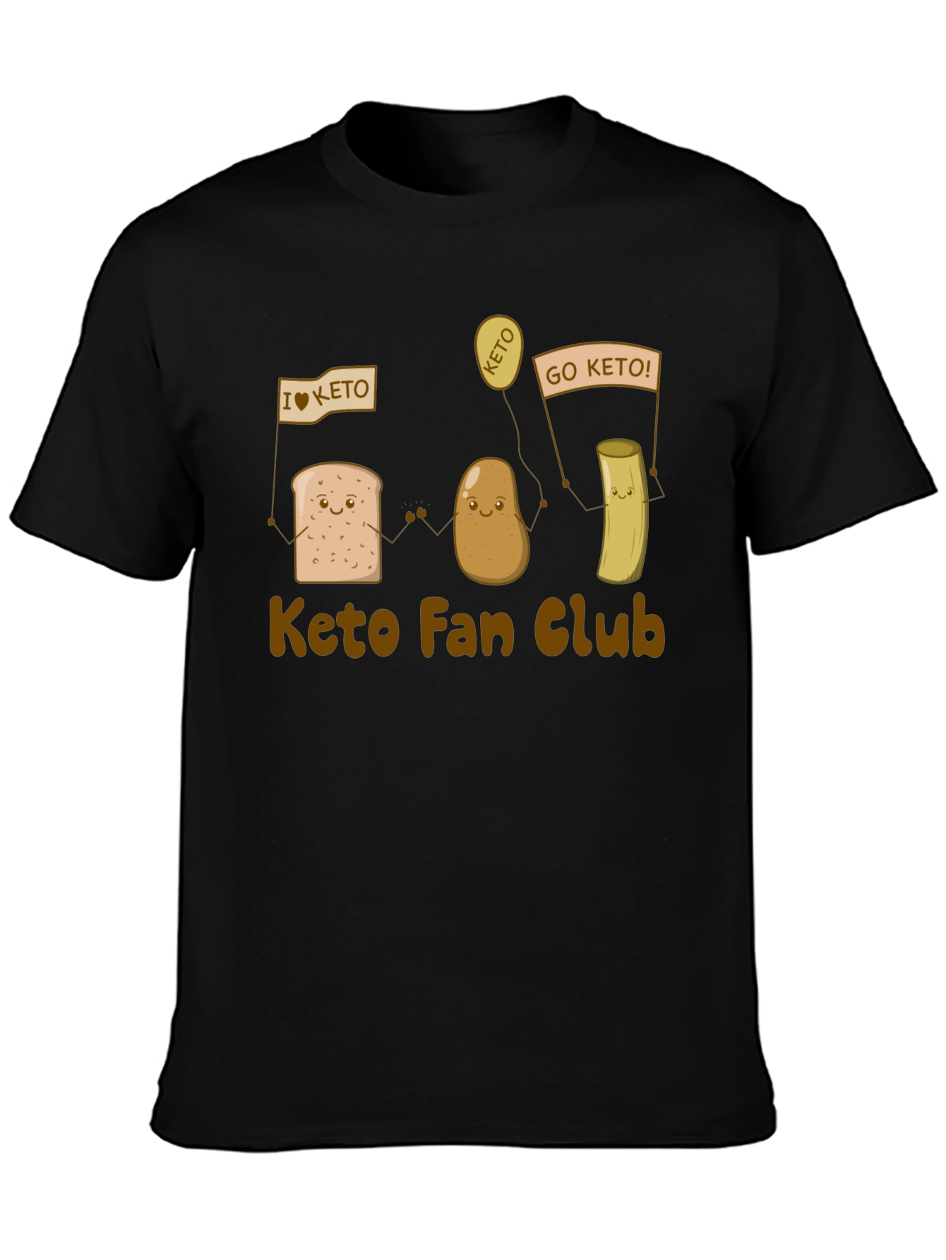 Keto Fan Club Black T-Shirt