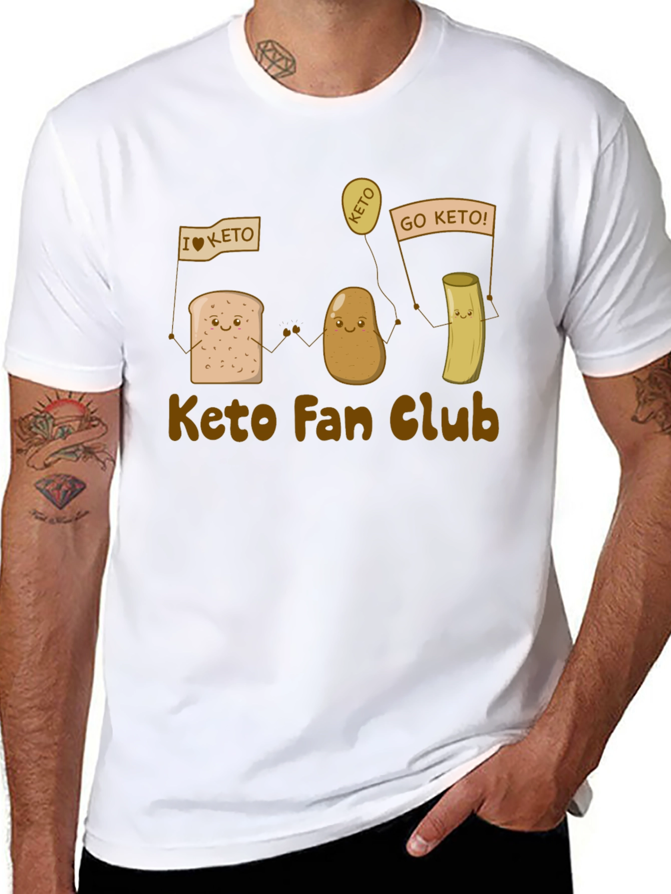 Keto Fan Club Black T-Shirt