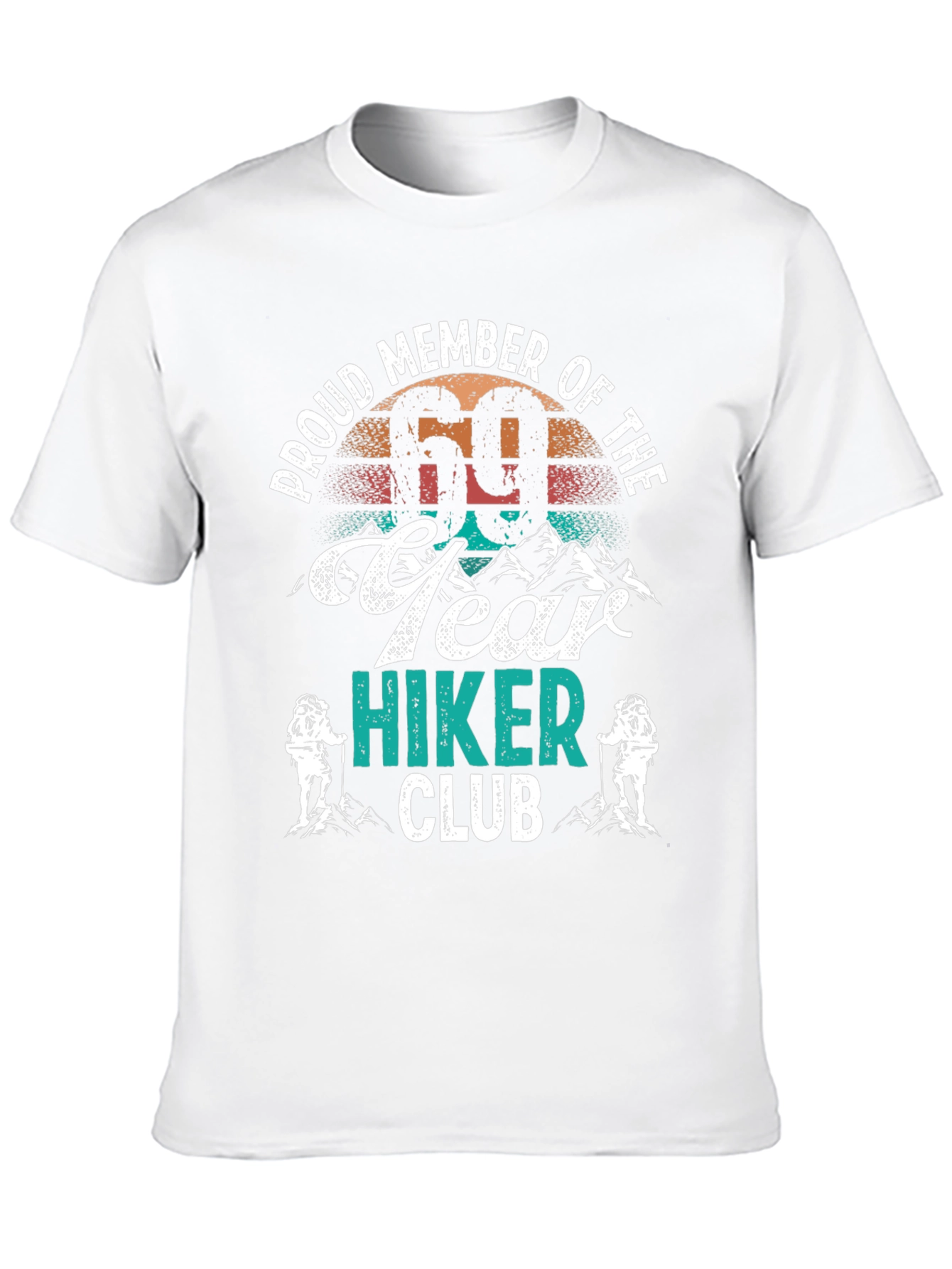 Proud 69 Year Hiker Club T-Shirt