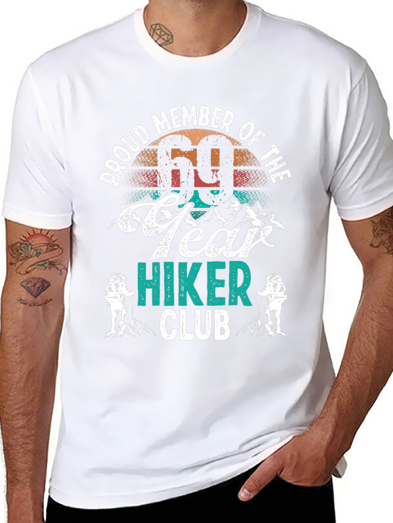 Proud 69 Year Hiker Club T-Shirt
