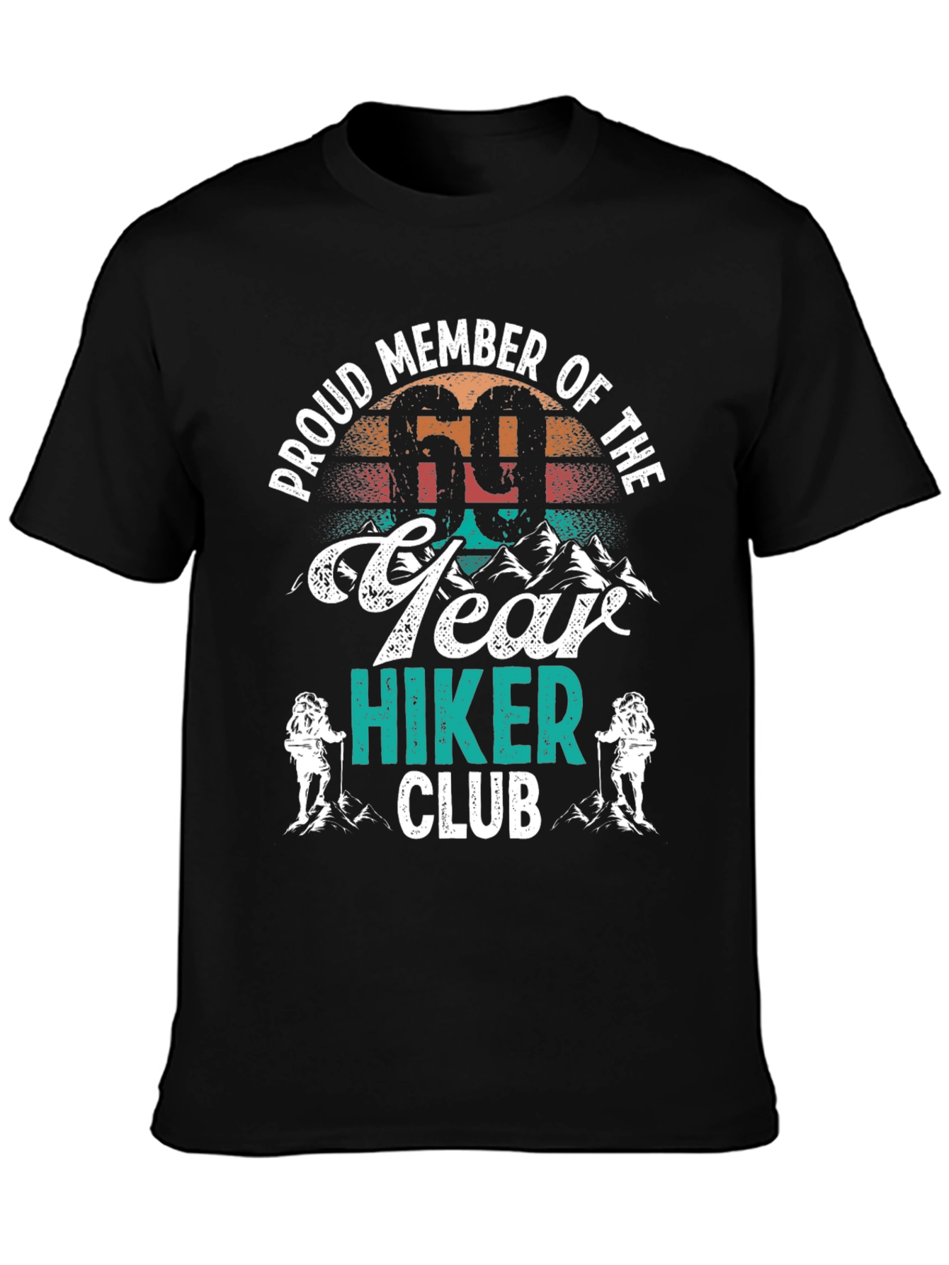 Proud 69 Year Hiker Club T-Shirt
