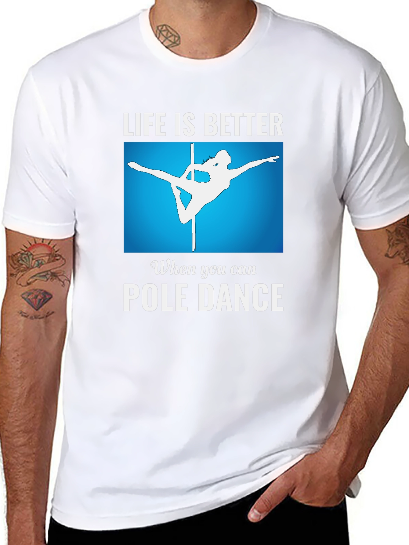 Life is Better Pole Dance T-Shirt