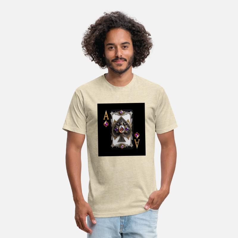 Custom Vintage Golden Violet Ace Of Spades