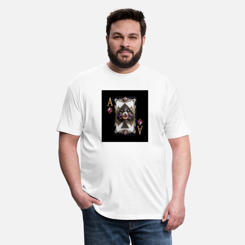 Custom Vintage Golden Violet Ace Of Spades