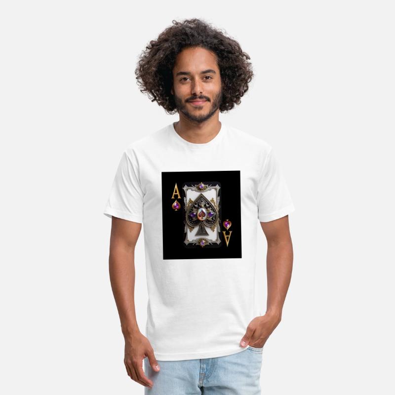 Custom Vintage Golden Violet Ace Of Spades