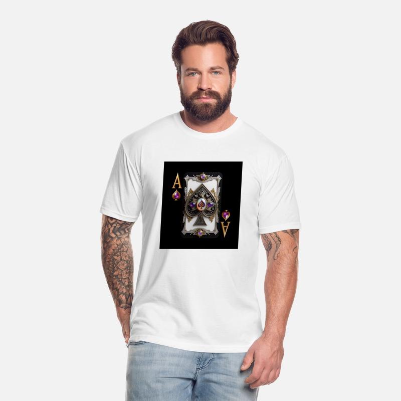 Custom Vintage Golden Violet Ace Of Spades