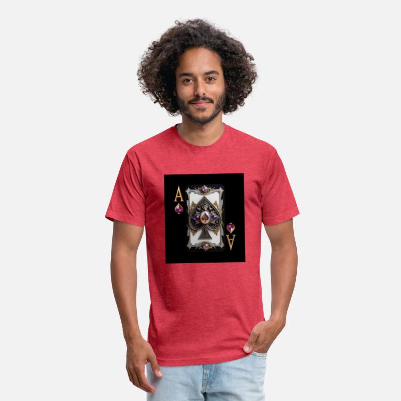 Custom Vintage Golden Violet Ace Of Spades