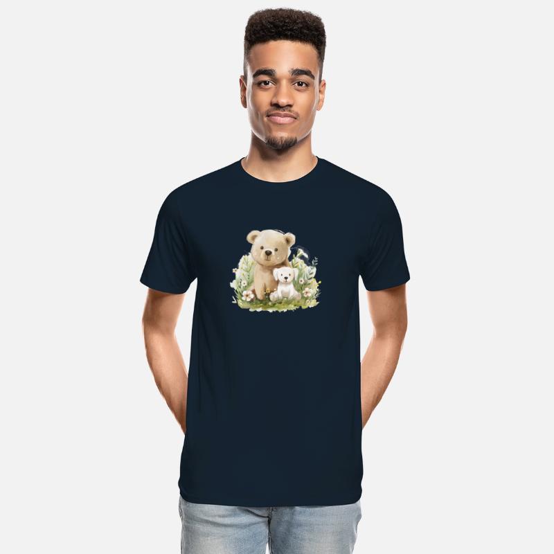 Cute Bear And Dog Friends