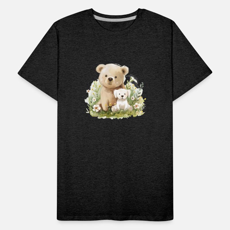 Cute Bear And Dog Friends