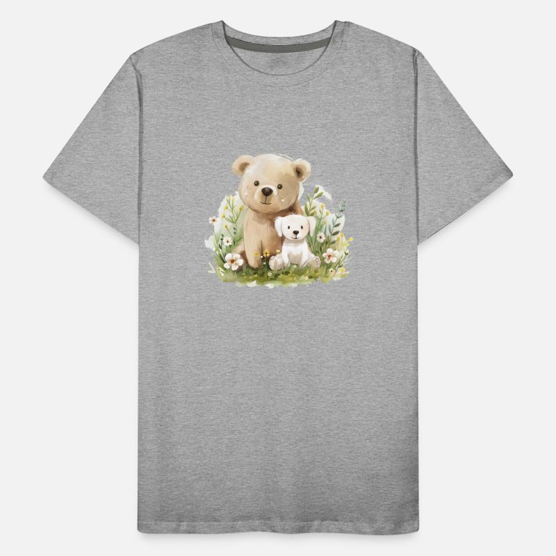 Cute Bear And Dog Friends
