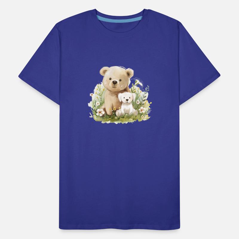 Cute Bear And Dog Friends