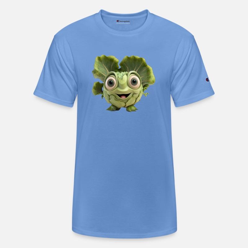 Cute cabbage cartoon character