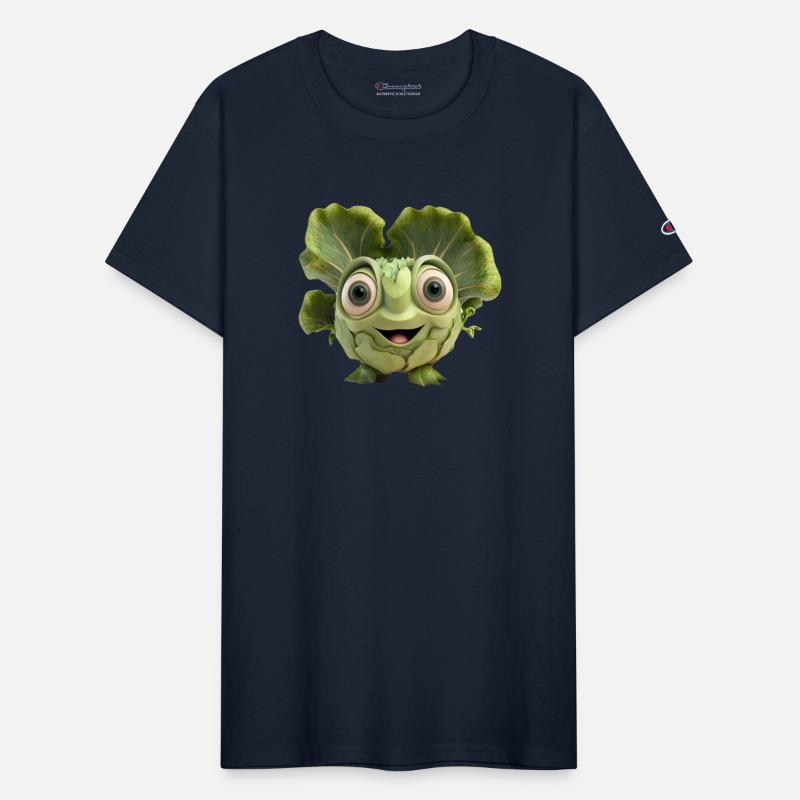 Cute cabbage cartoon character
