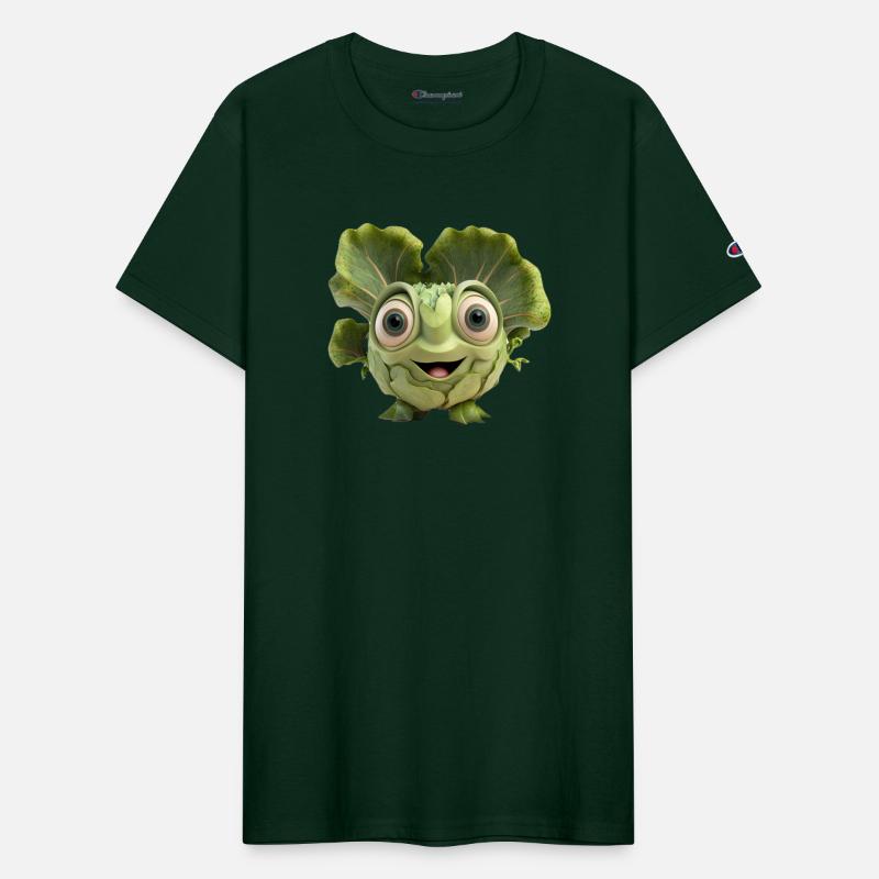 Cute cabbage cartoon character