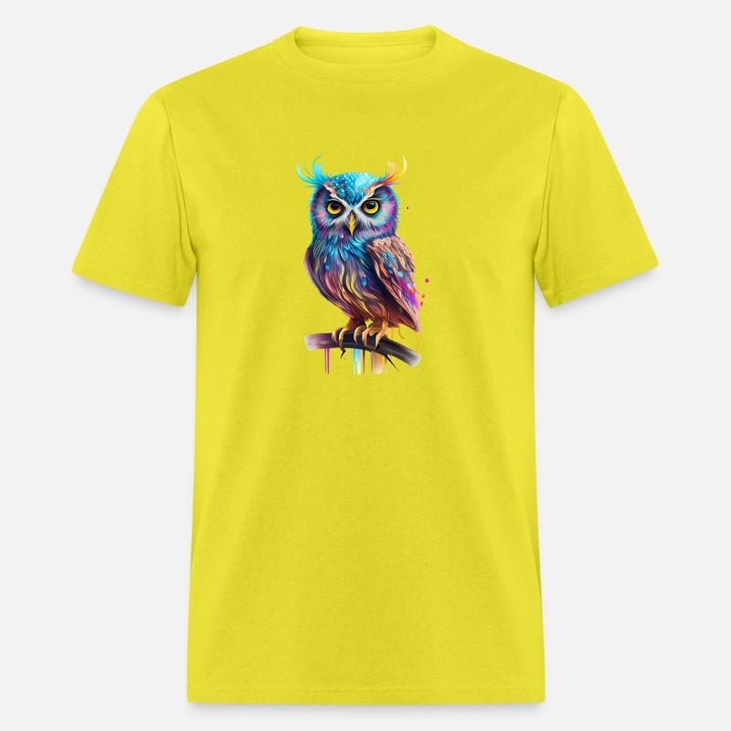 Cute Owl Bird Hunter Colorful Watercolor Graphic 3