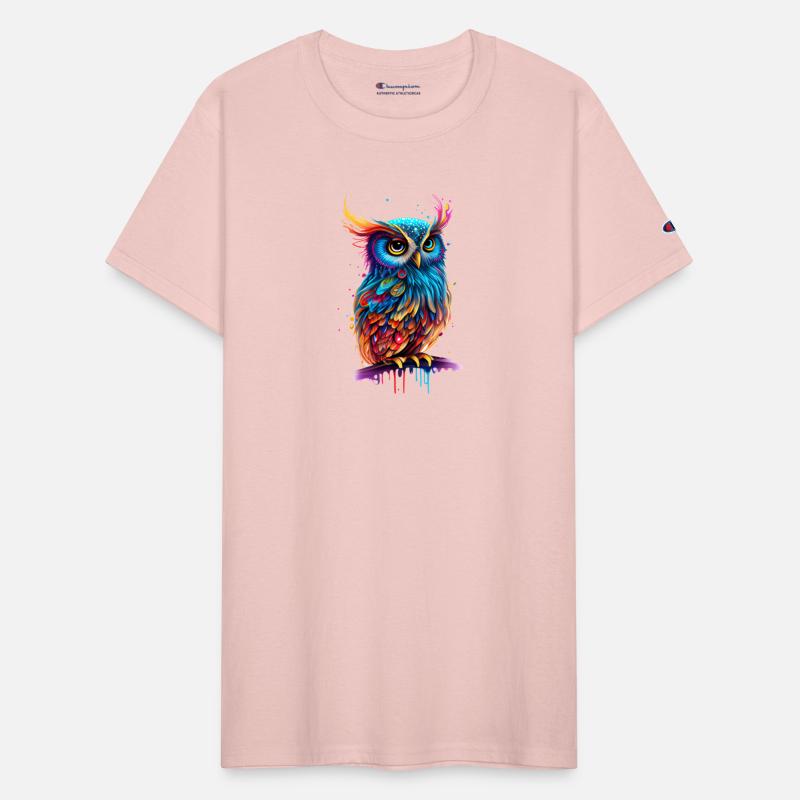 Cute Owl Bird Hunter Colorful Watercolor Graphic 4