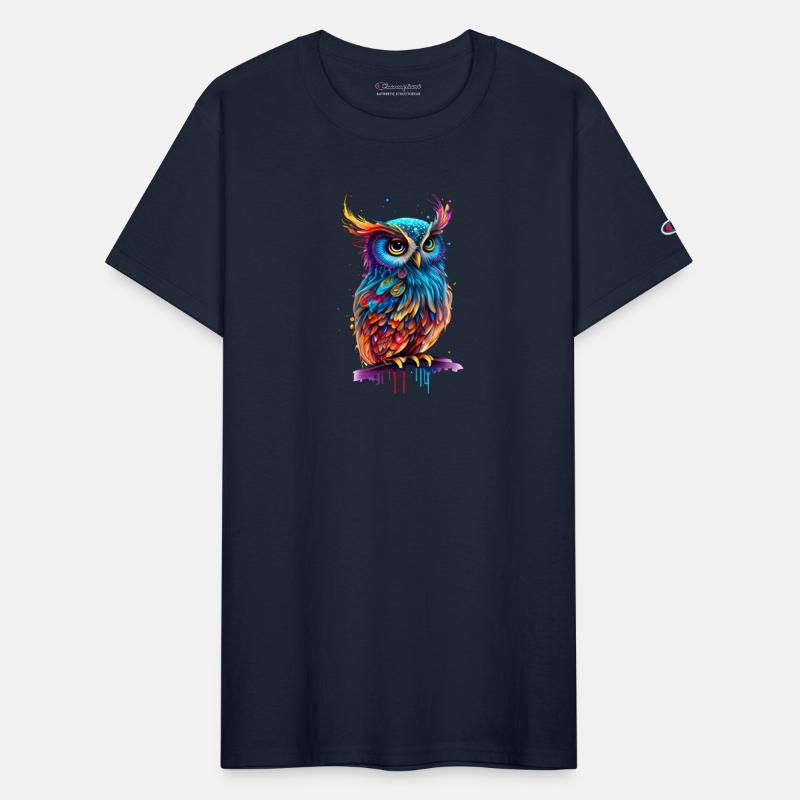Cute Owl Bird Hunter Colorful Watercolor Graphic 4