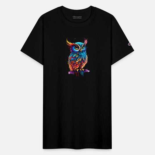 Cute Owl Bird Hunter Colorful Watercolor Graphic 4