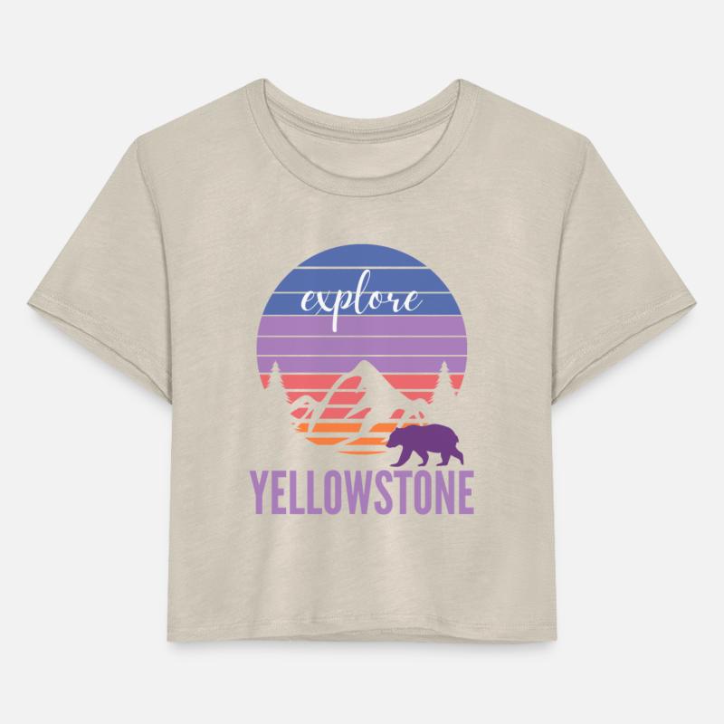 Cute Pink and Purple Yellowstone Mountain Sunset