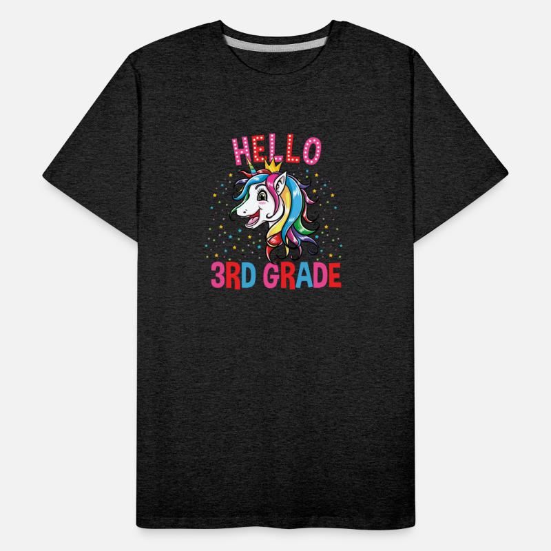 Cute Unicorn Hello 3rd Grade Back To School