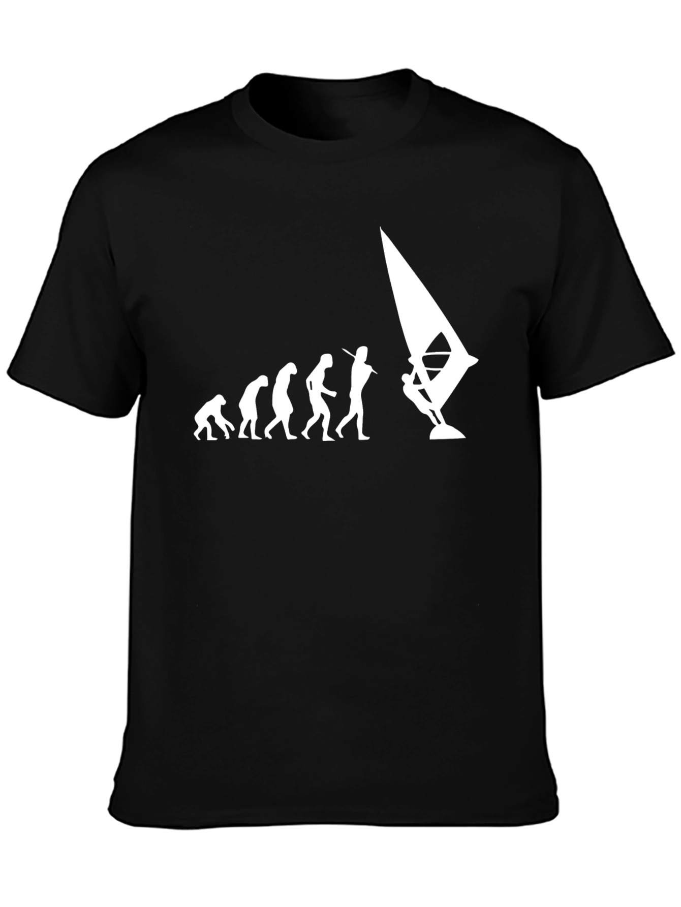Windsurfing Evolution Mens Graphic Tee