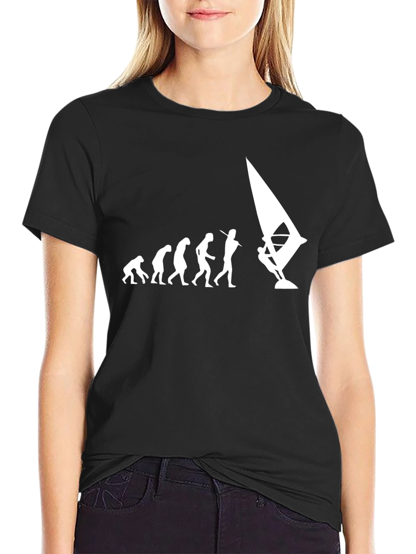 Windsurfing Evolution Mens Graphic Tee