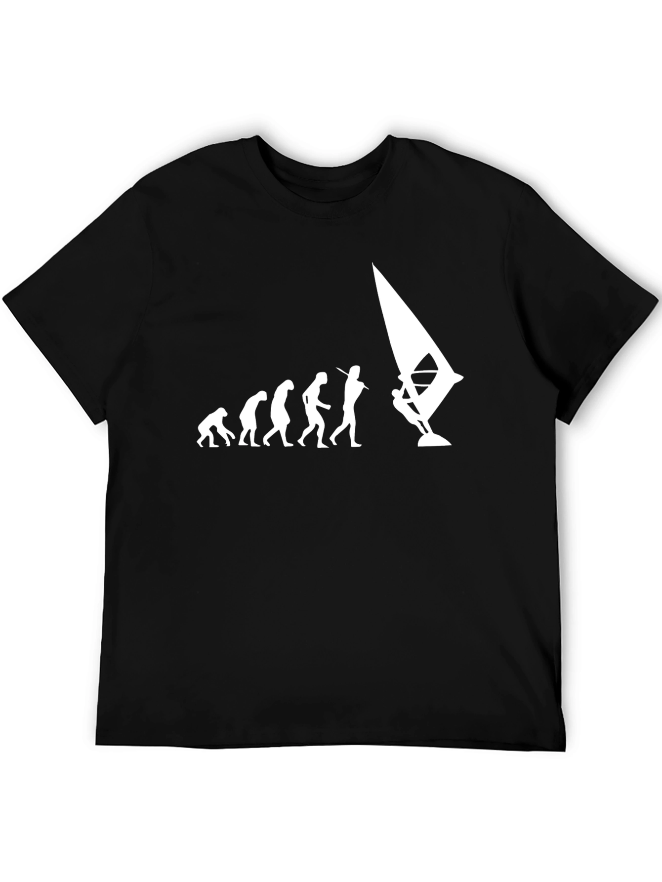 Windsurfing Evolution Mens Graphic Tee