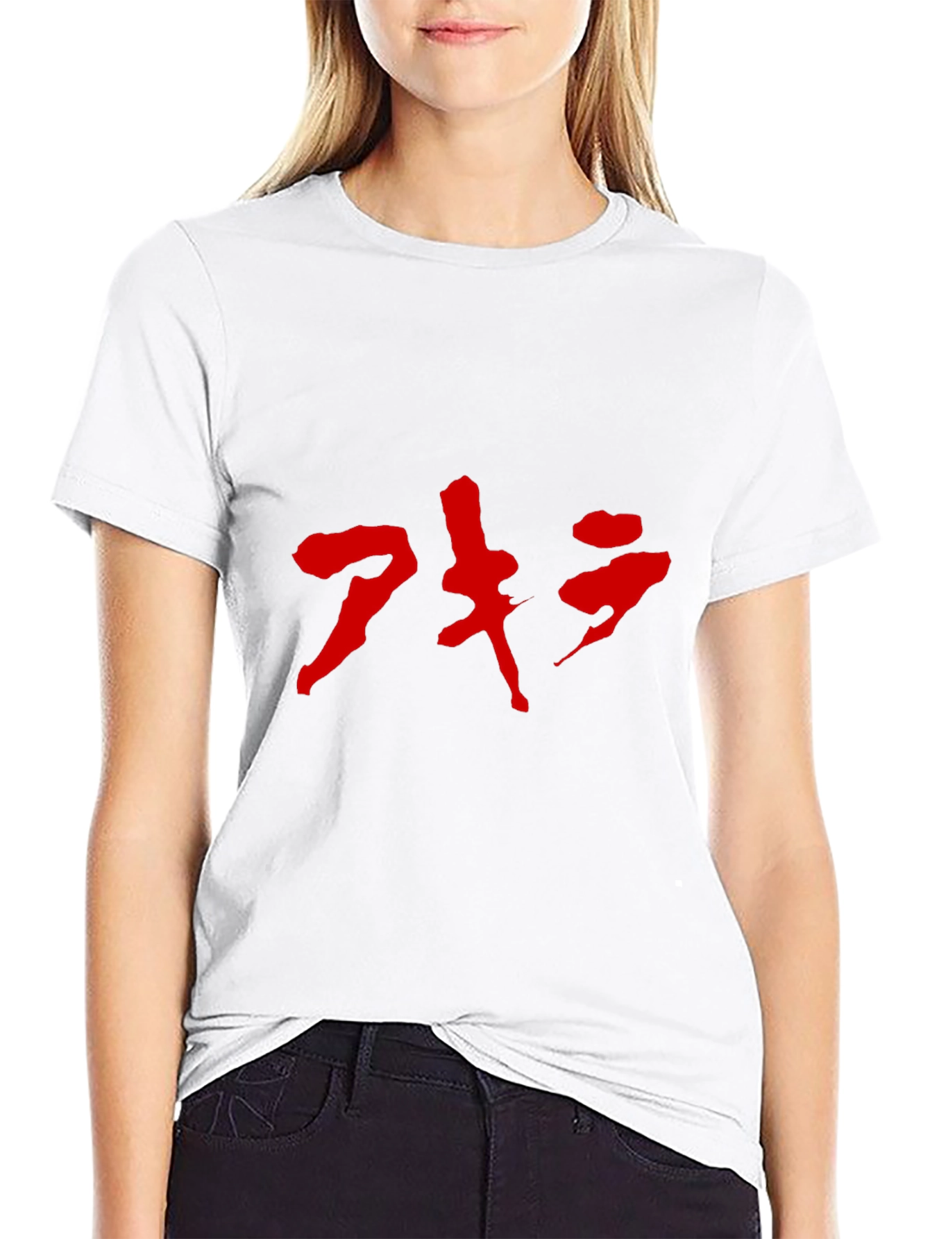 Akira Kanji T-Shirt - Bold Red Design