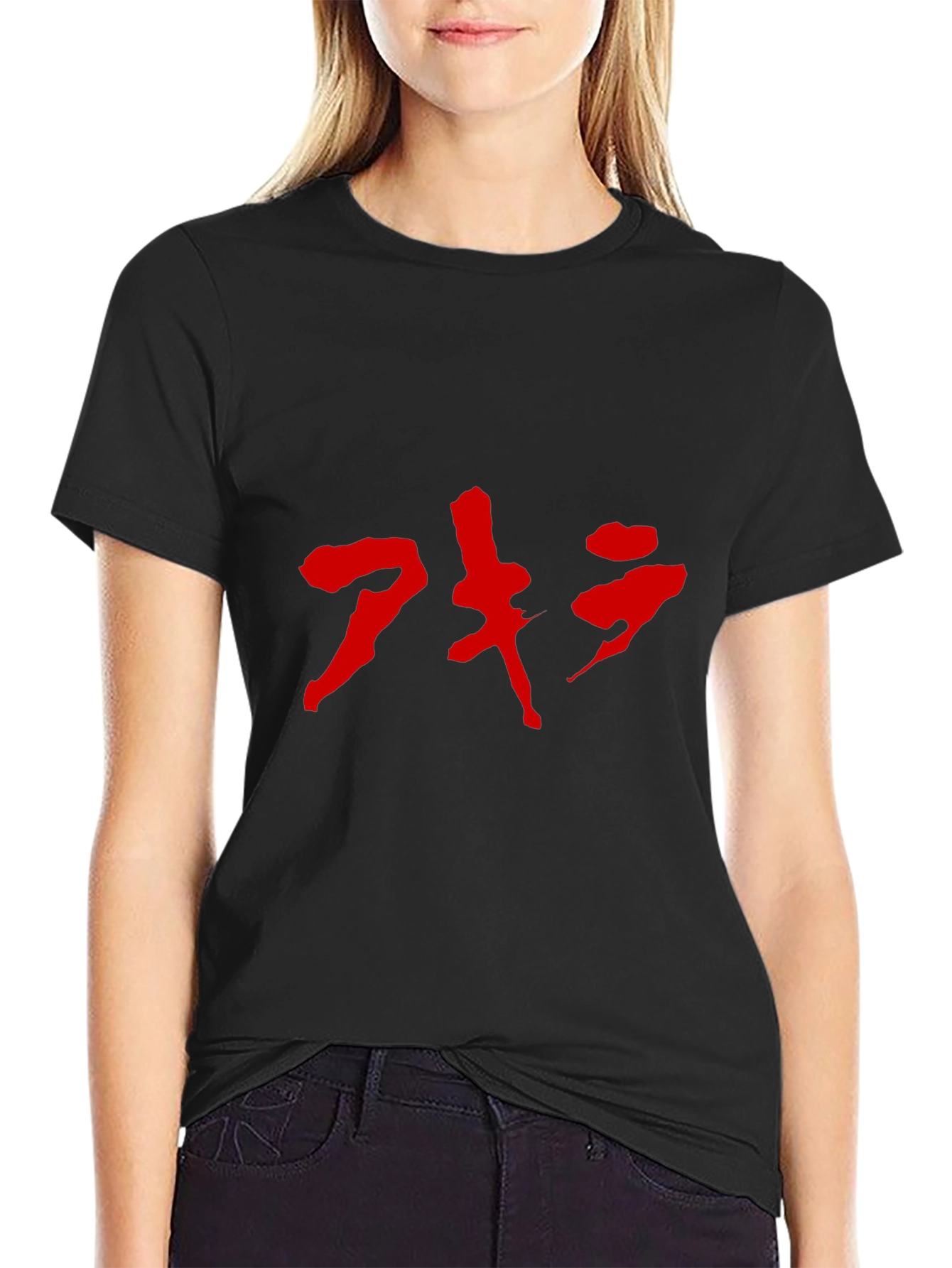Akira Kanji T-Shirt - Bold Red Design