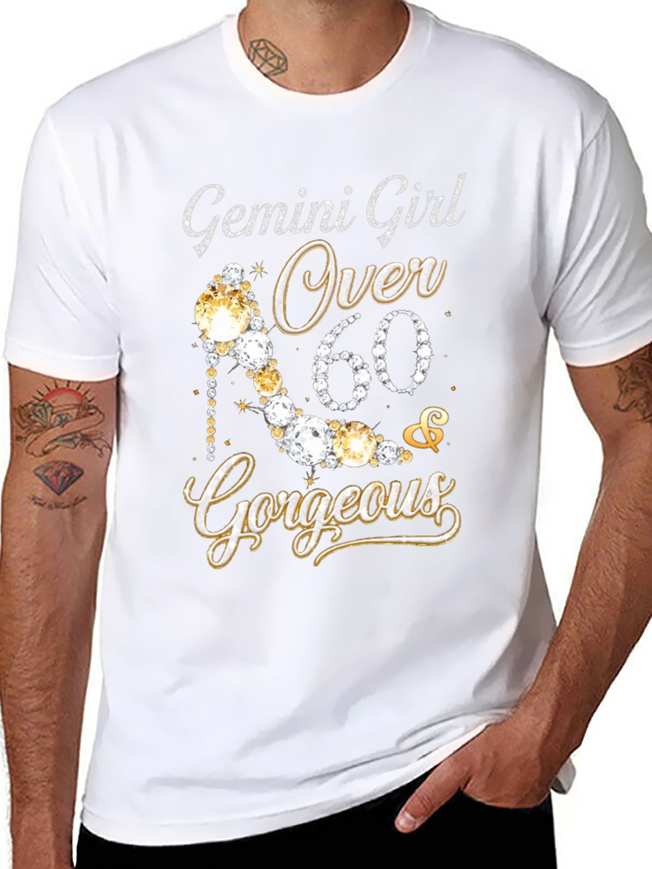 Gemini Girl Over 60 Gorgeous T-Shirt