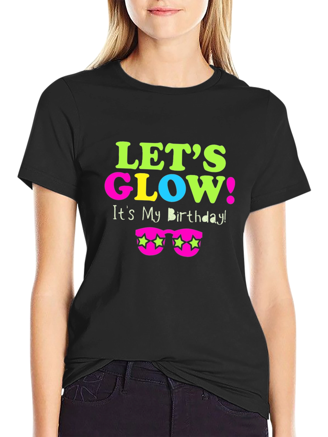 Lets Glow Birthday T-Shirt