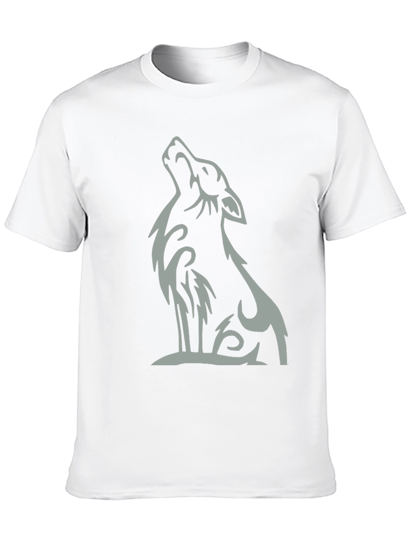 Black Wolf Graphic Tee - Stylish Casual Wear