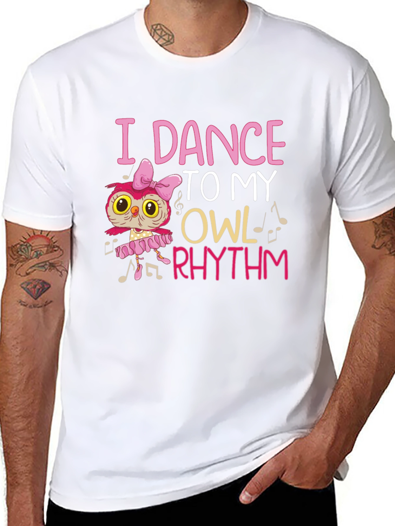 I Dance to My Own Owl Rhythm Graphic Tee
