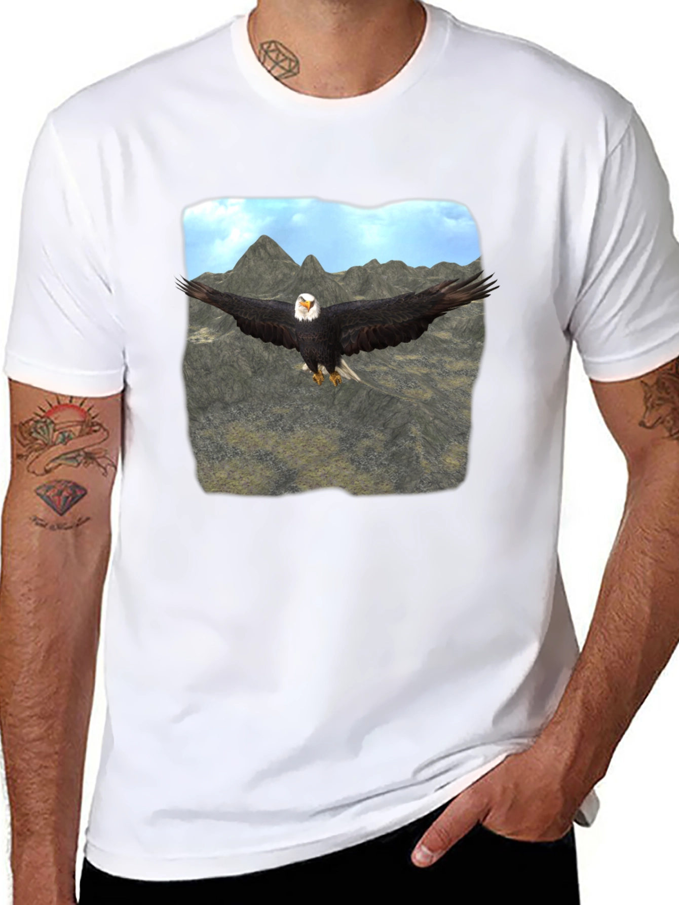 Eagle Mountain Black T-Shirt