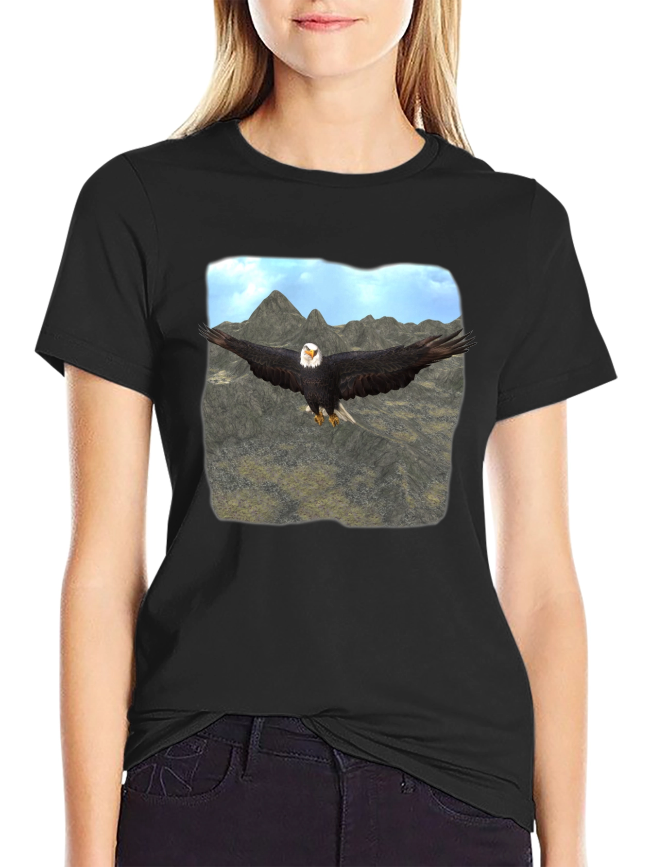 Eagle Mountain Black T-Shirt