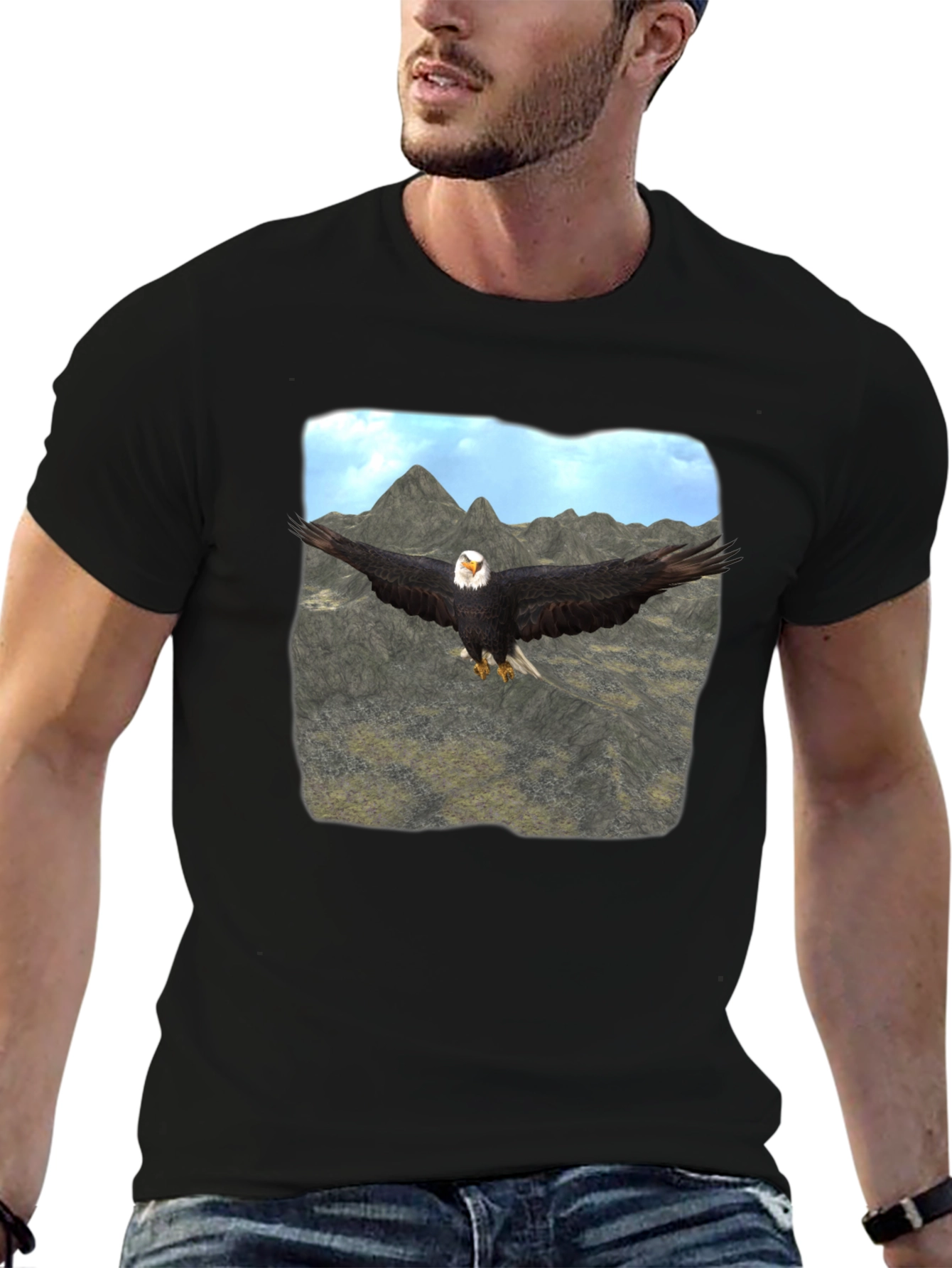 Eagle Mountain Black T-Shirt
