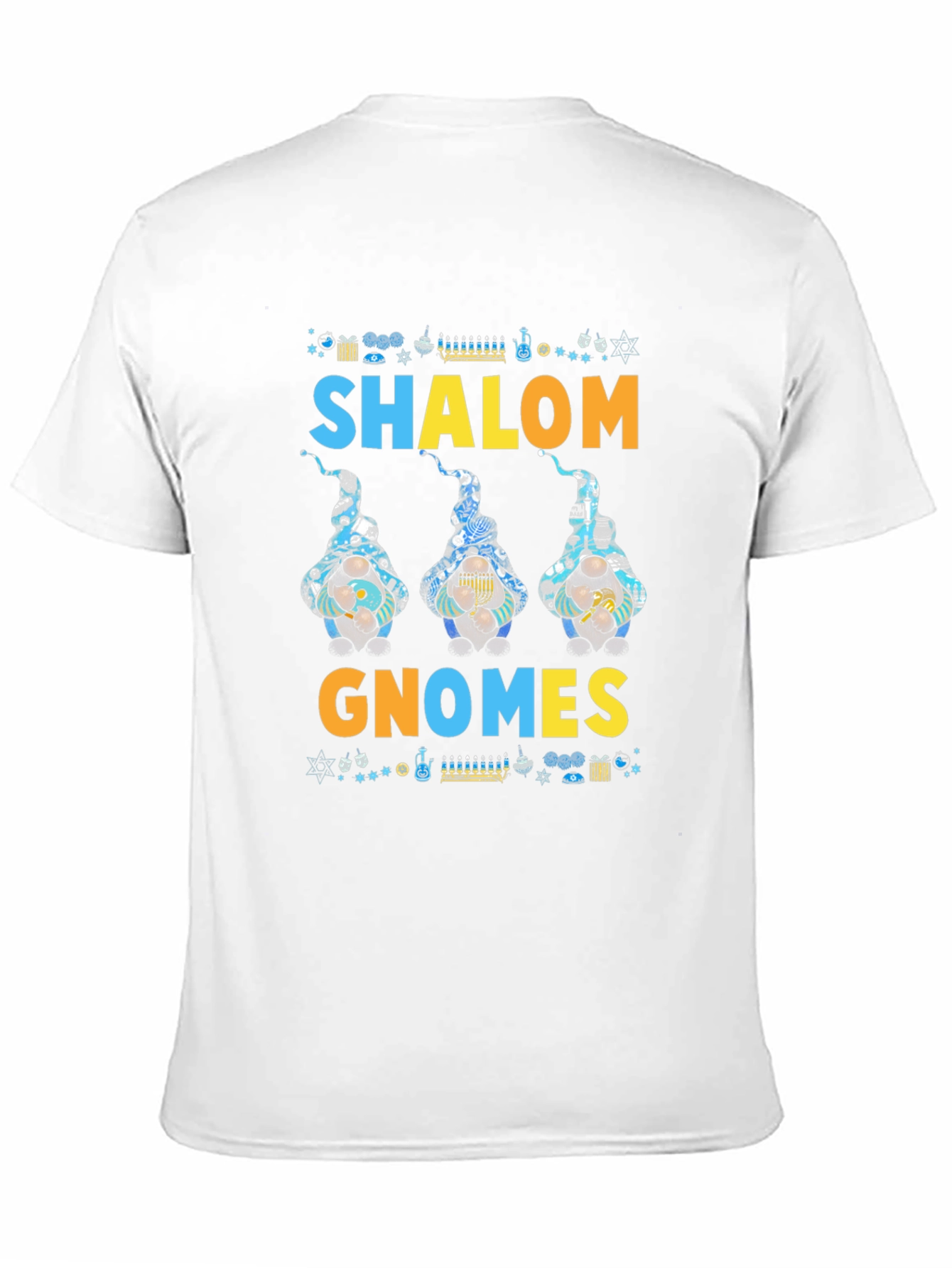 Shalom Gnomes T-Shirt Jewish Holiday Graphic Tee