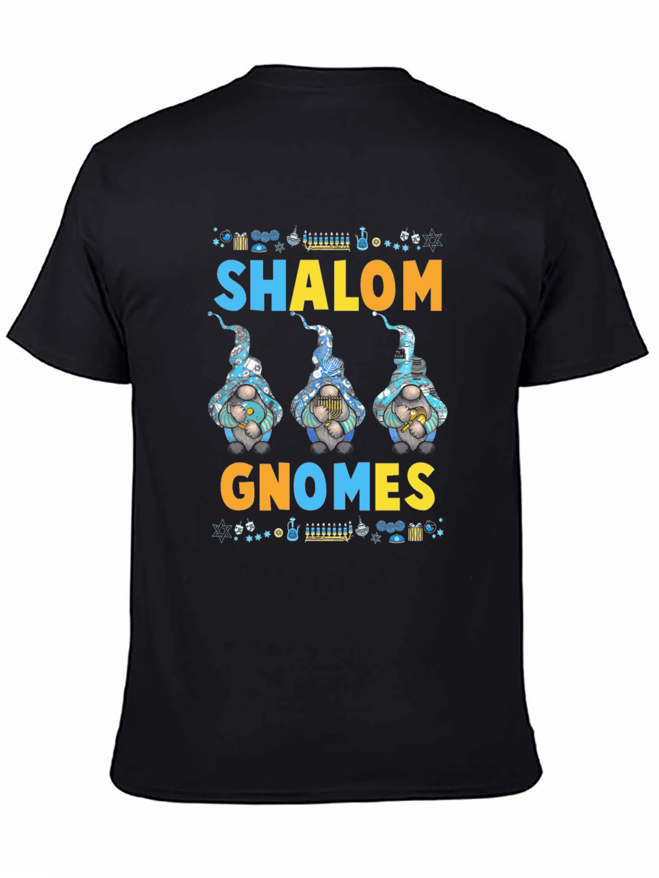 Shalom Gnomes T-Shirt Jewish Holiday Graphic Tee