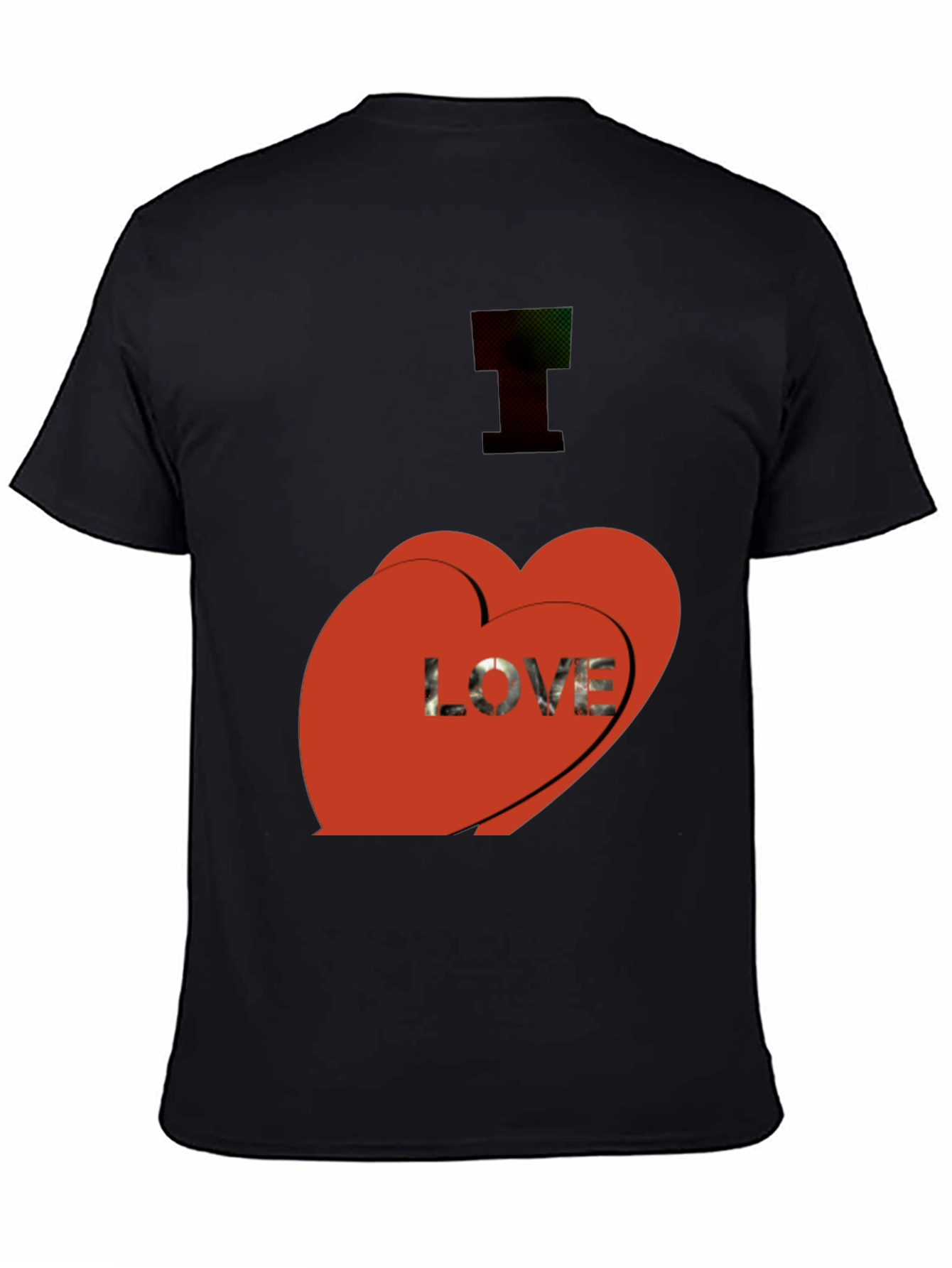 I Love You T-Shirt - Black Graphic Tee