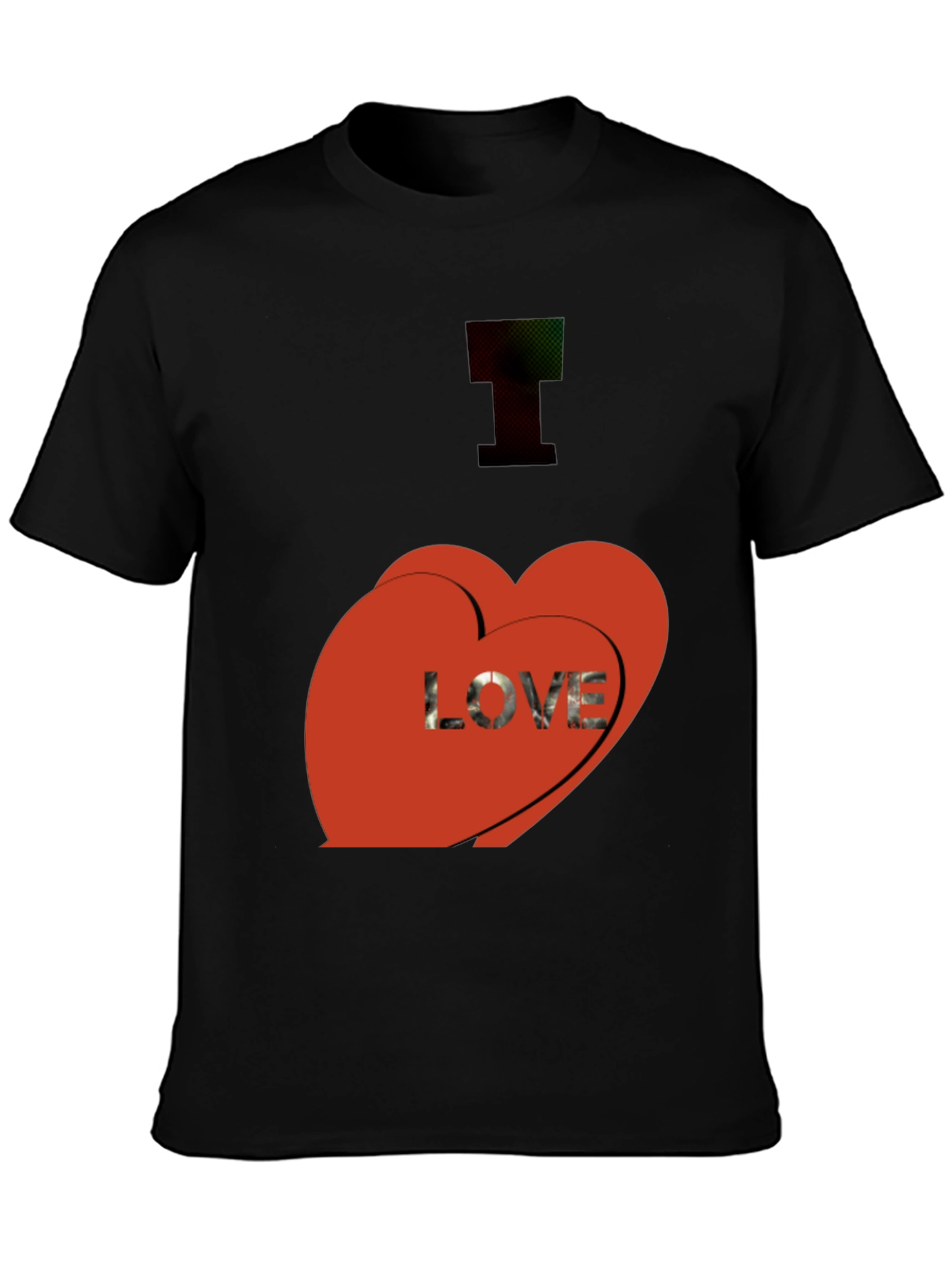 I Love You T-Shirt - Black Graphic Tee