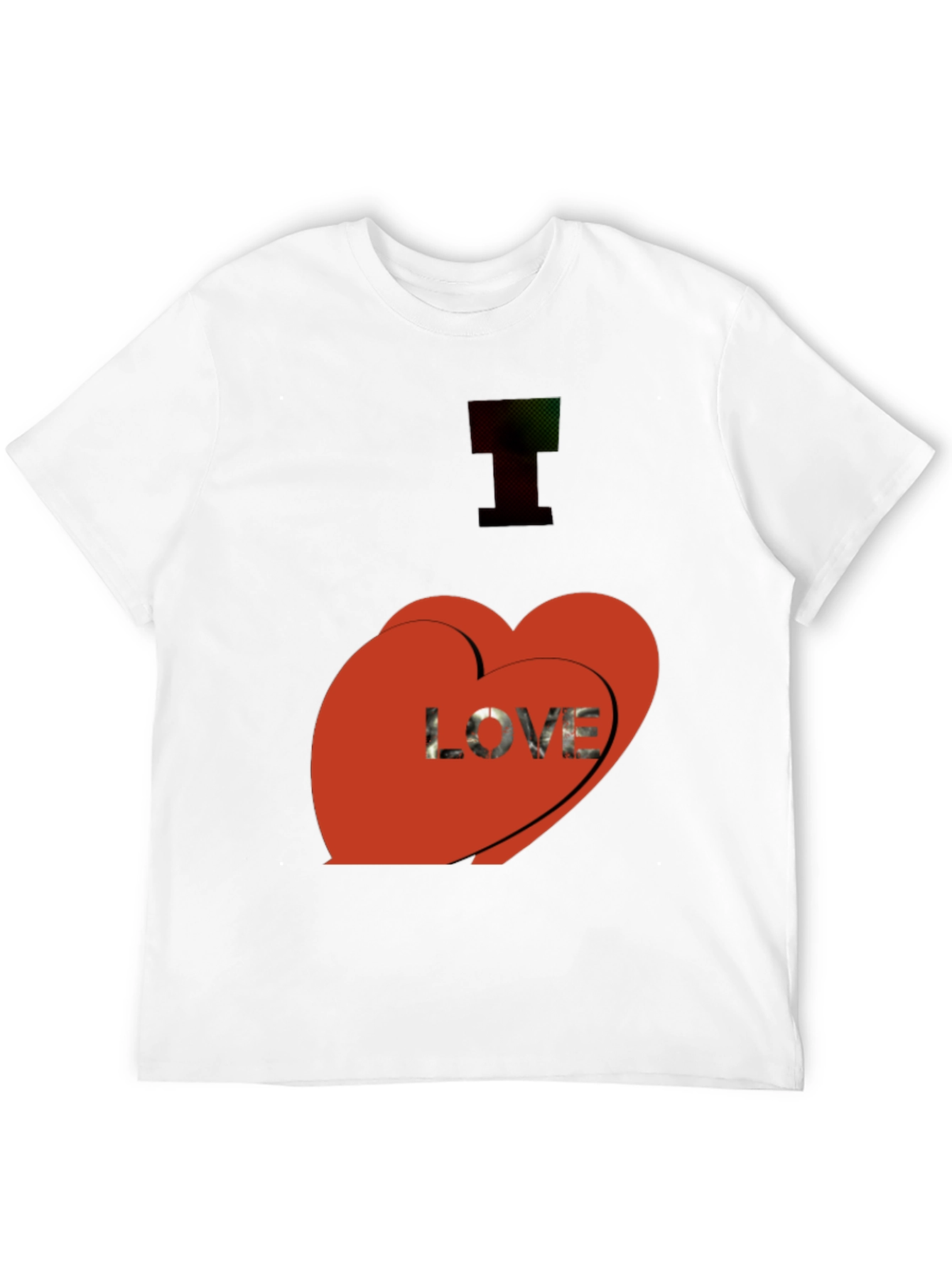 I Love You T-Shirt - Black Graphic Tee