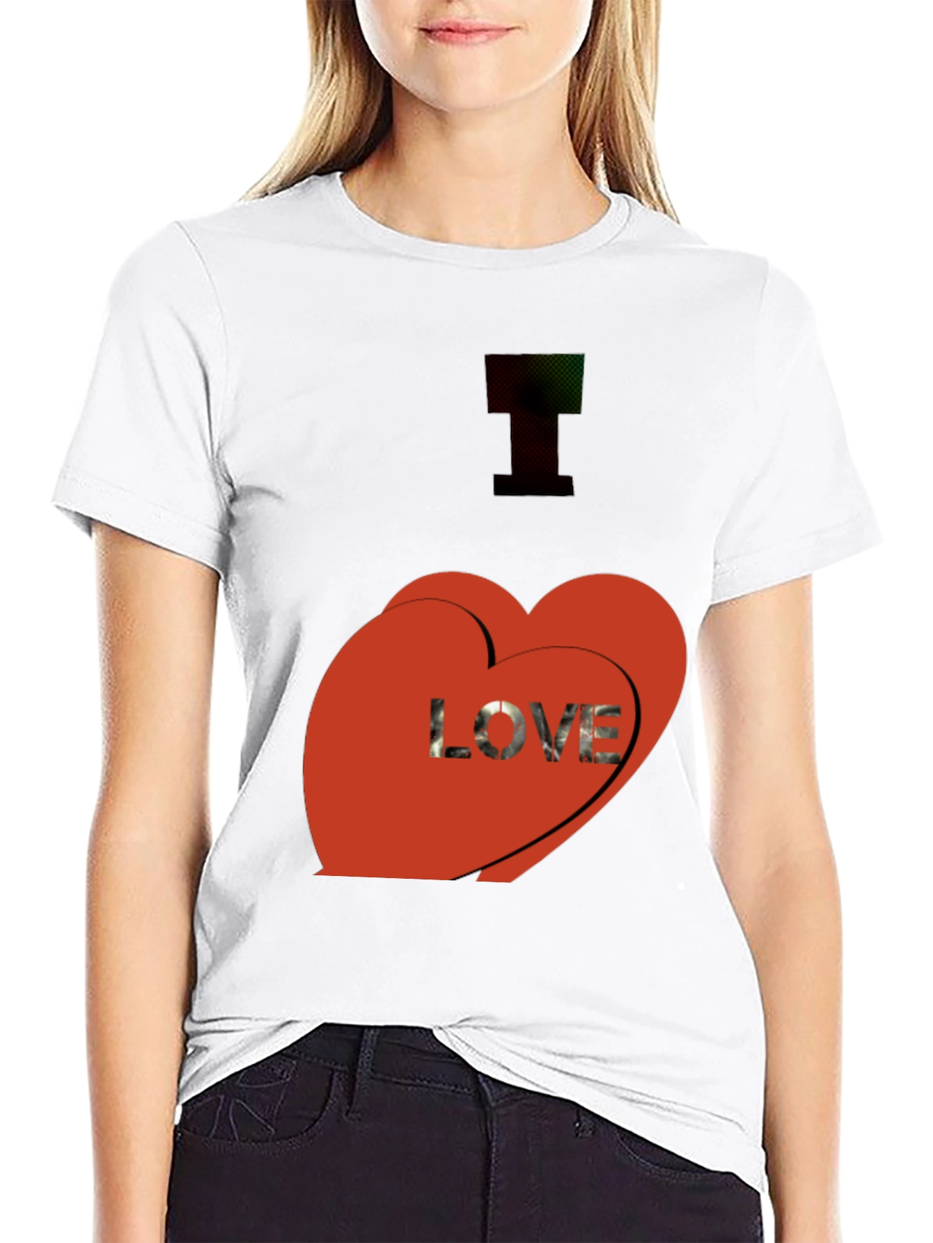 I Love You T-Shirt - Black Graphic Tee