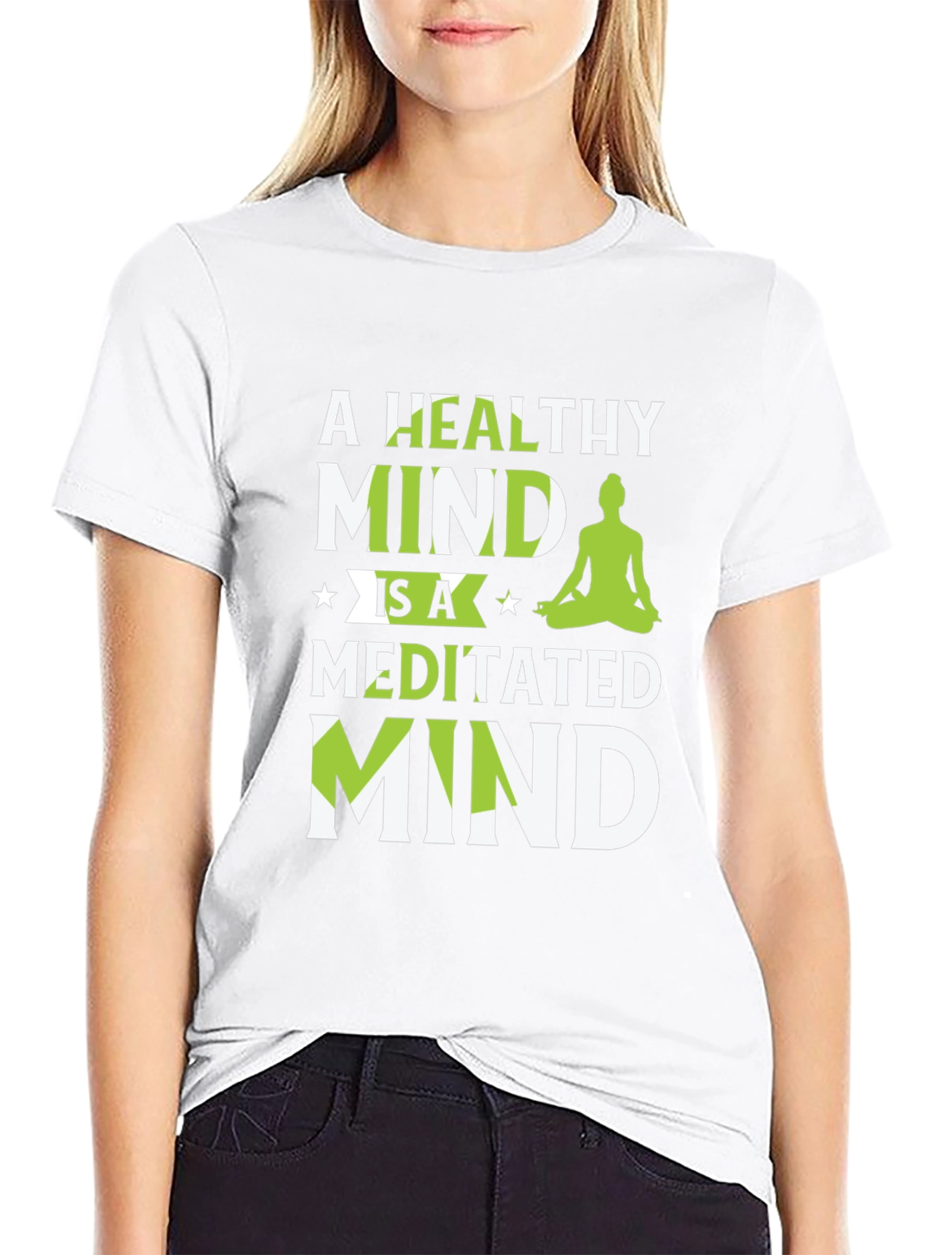 Healthy Mind Meditated Mind T-Shirt