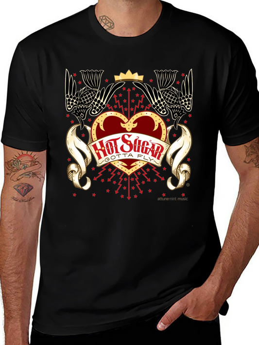 Hot Sugar Gotta Fly Graphic T-Shirt - Stylish Band Tee