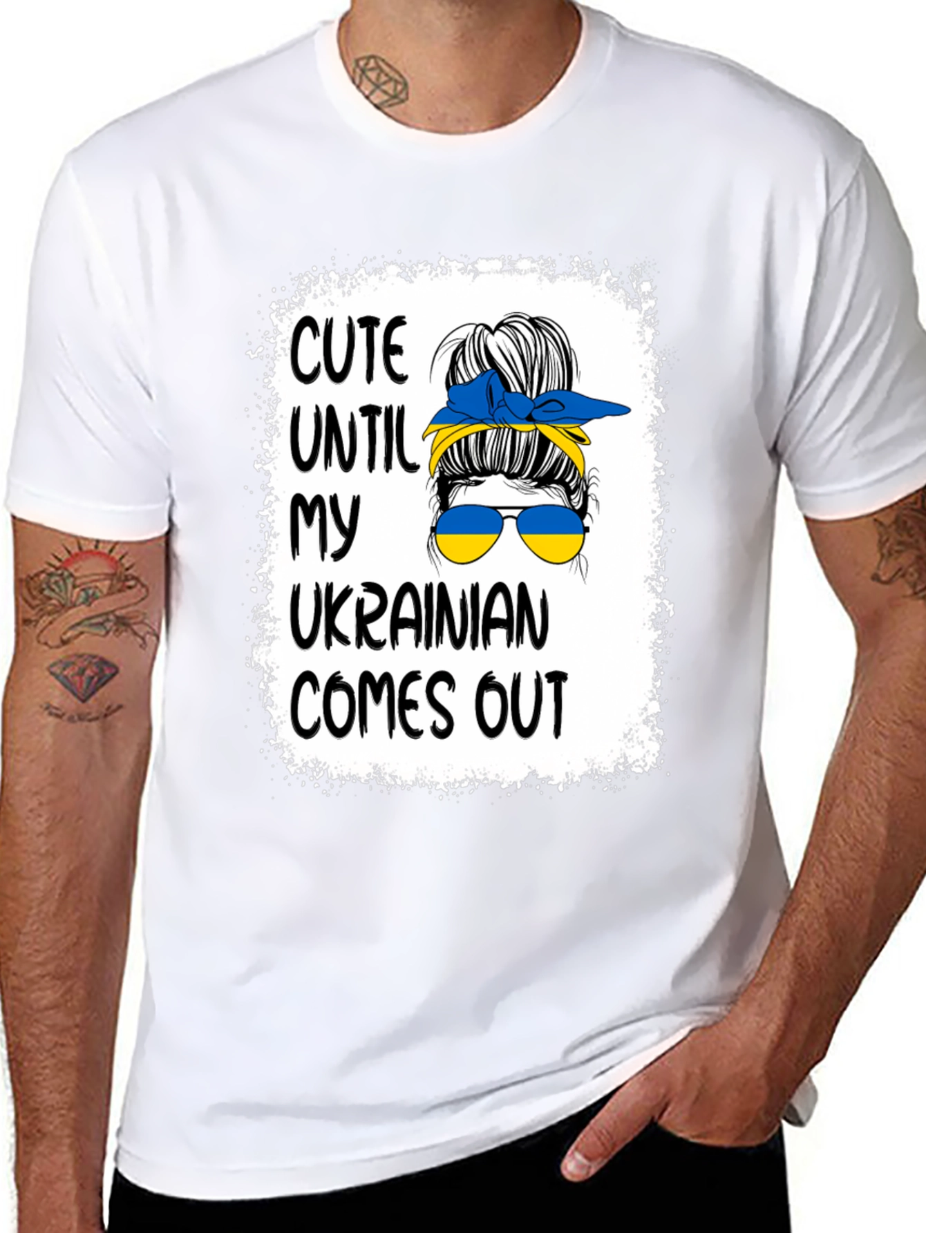Cute Until My Ukrainian Comes Out T-Shirt