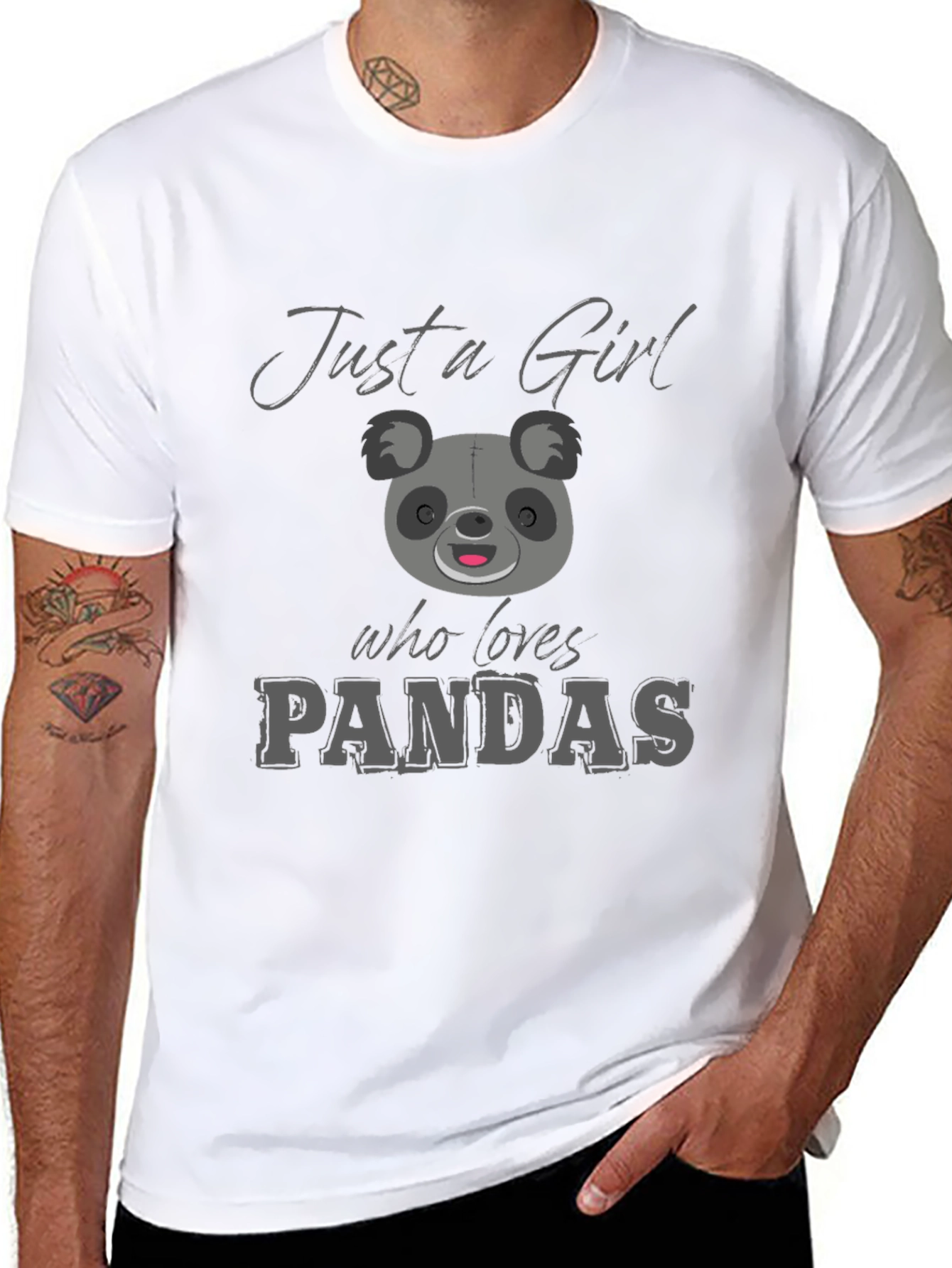 Just a Girl Who Loves Pandas T-Shirt