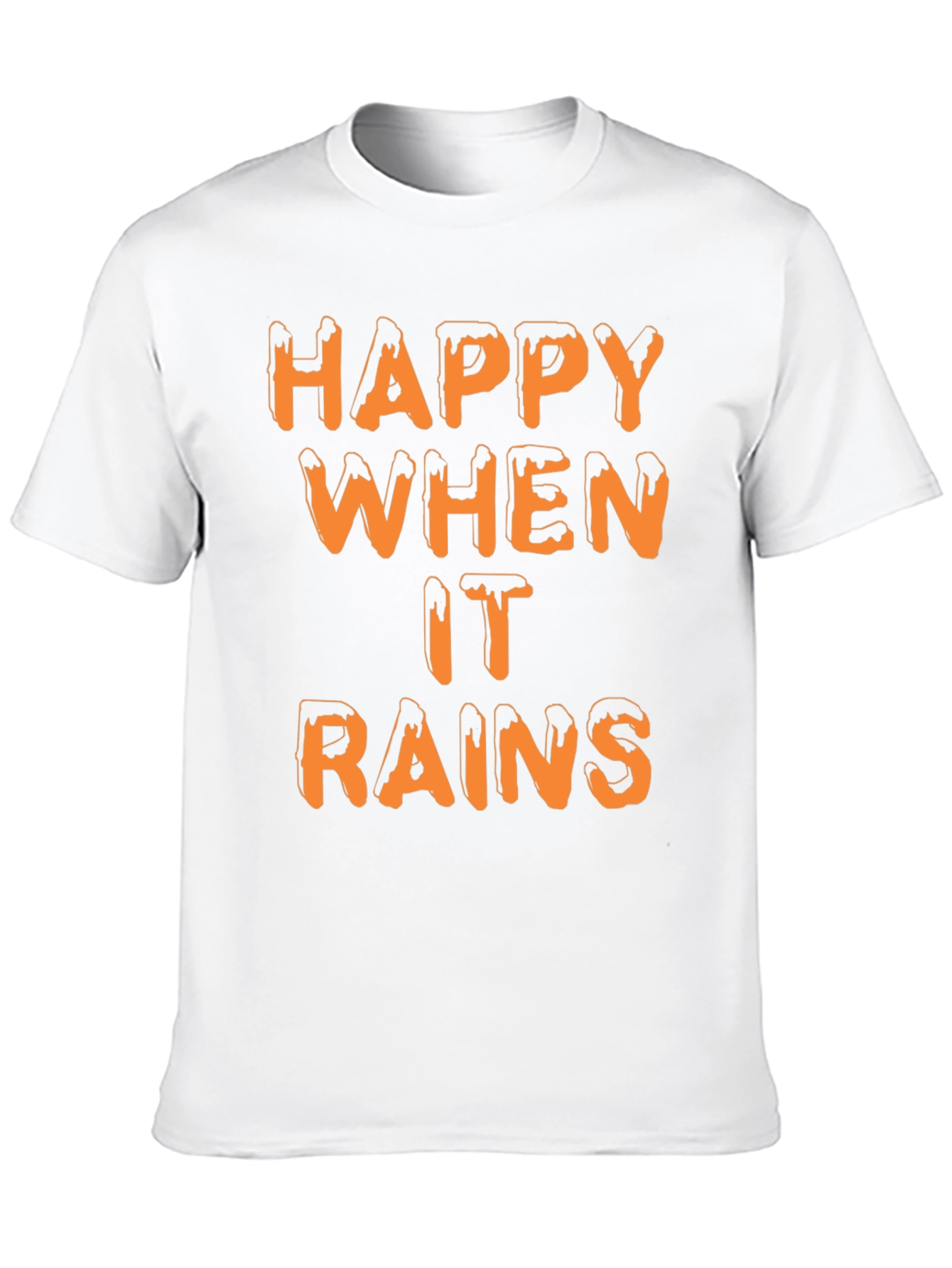 Happy When it Rains T-Shirt | Novelty Graphic Tee