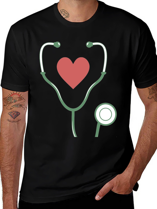 Heartbeat Stethoscope Graphic Tee
