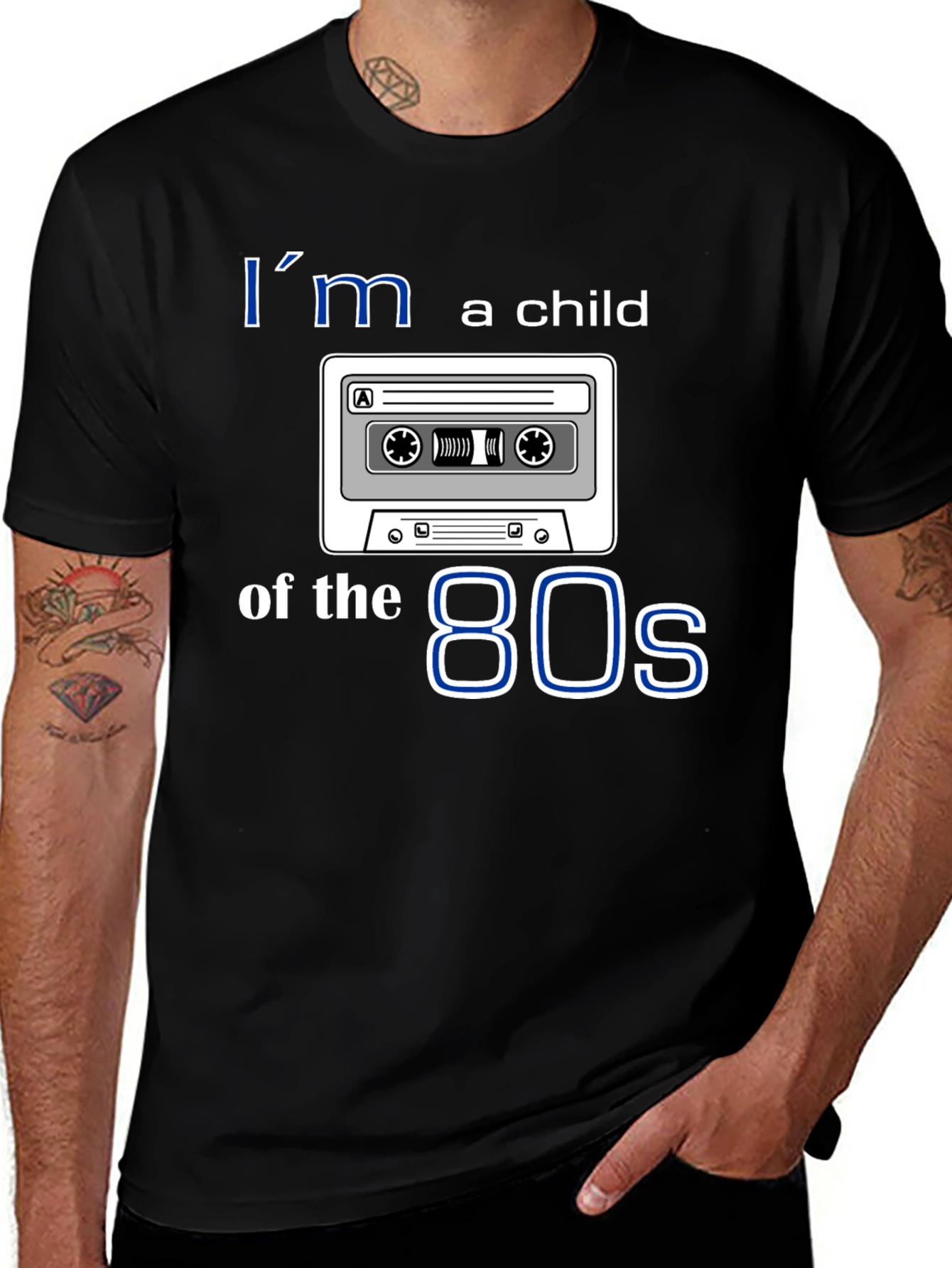 Im a Child of the 80s Retro Cassette T-Shirt